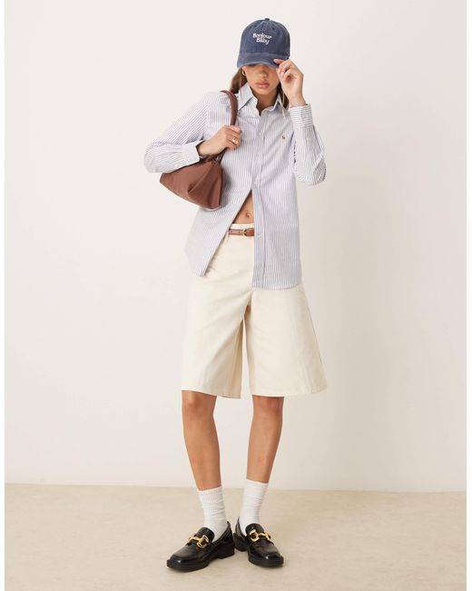 Chemise à logo emblématique - /bleu Polo Ralph Lauren en coloris White