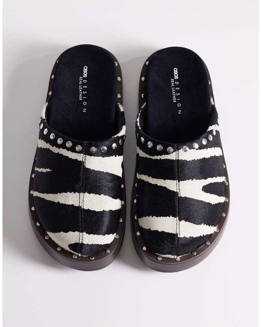 ASOS Multicolor Marvel Premium Studded Footbed Mules