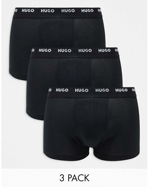 Boss Black Hugo Bodywear 3 Pack Trunks for men