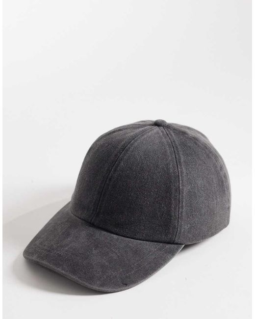 ASOS Baseballpet in het Gray voor heren