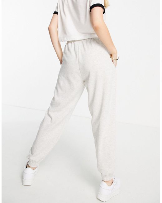 TOPSHOP Synthetic Petite Oversized 90s joggers in Grey (Gray) | Lyst