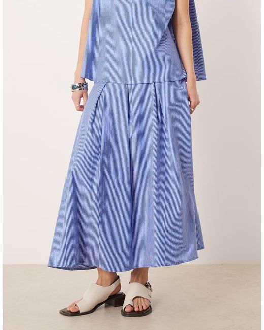 Glamorous Blue Low Rise Midaxi Skirt
