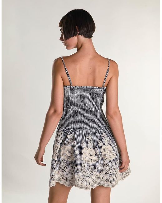 Glamorous Multicolor Shirring Strappy Mini Dress