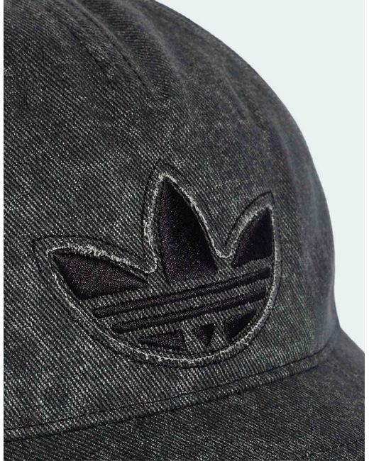 Adidas Originals Black Washed Denim Cap