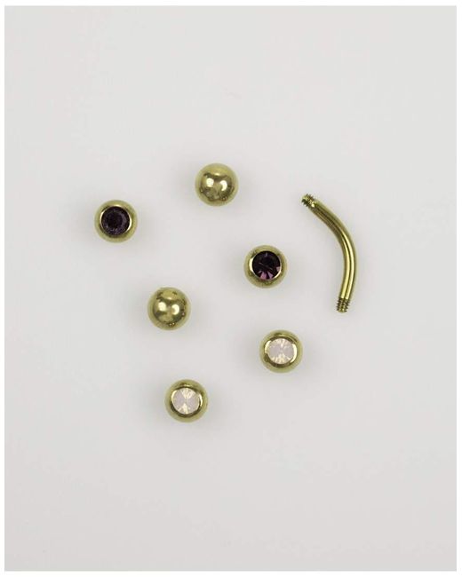 Piercing Intercambiabile Per Ombelico di Lovisa in White