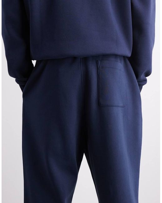 ASOS Blue Essential Oversized Sweatpants for men