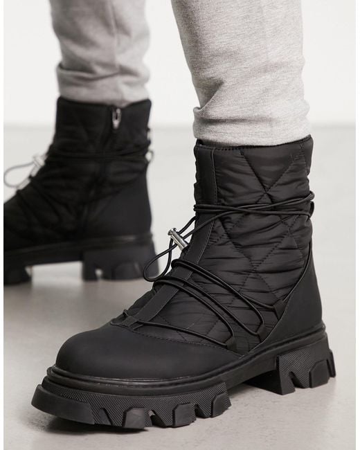 Quilted lace clearance up boots