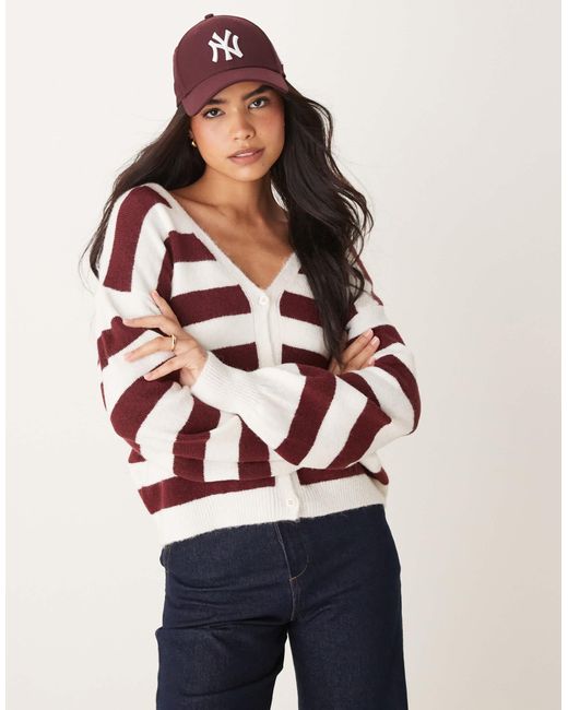 ASOS Blue – flauschige oversize-strickjacke