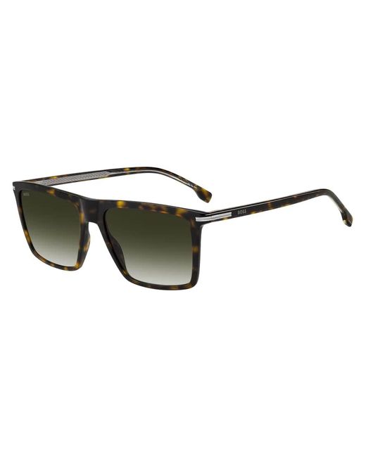 Boss Sunglasses Green Boss Square Sunglasses for men