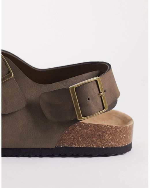 ASOS – sandalen in Brown für Herren