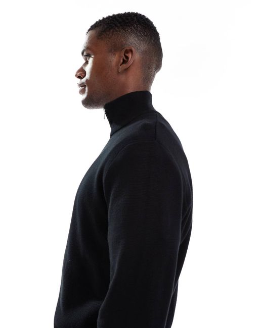 Pull en maille Jack & Jones pour homme en coloris Black