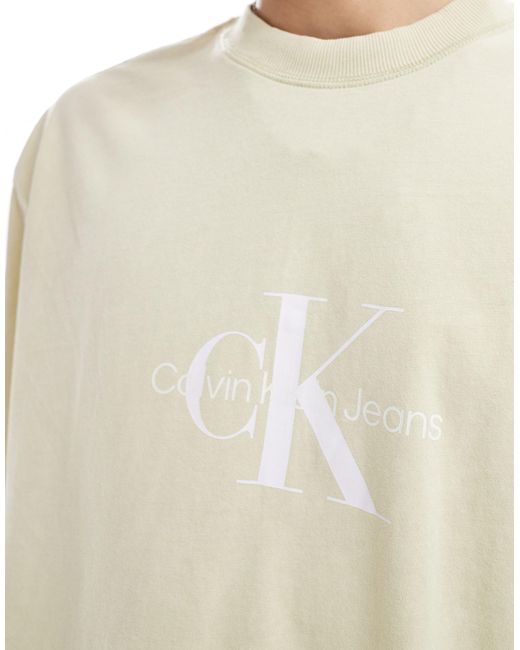 Calvin Klein Natural Archival Monologo T-shirt for men