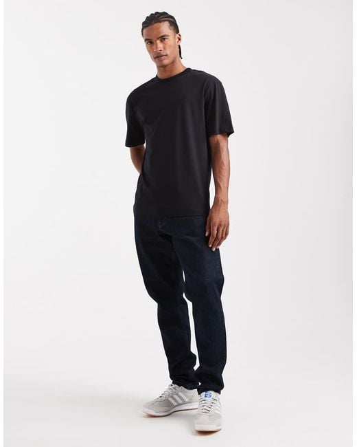 ASOS Black Essentials 2 Pack Relaxed T-Shirts for men