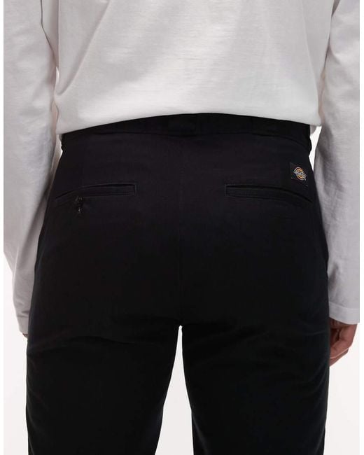 Dickies Black 247 Regular Relaxed Fit Work Trousers for men
