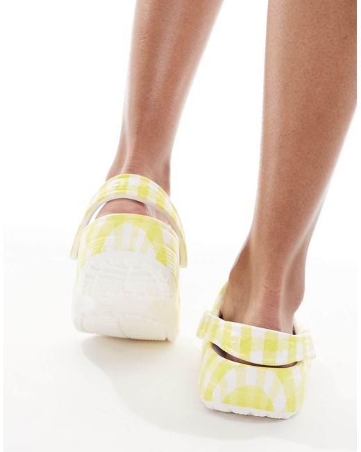 CROCSTM Metallic Classic Gingham Clogs