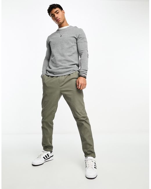 Only & Sons – strukturierter strickpullover in Gray für Herren