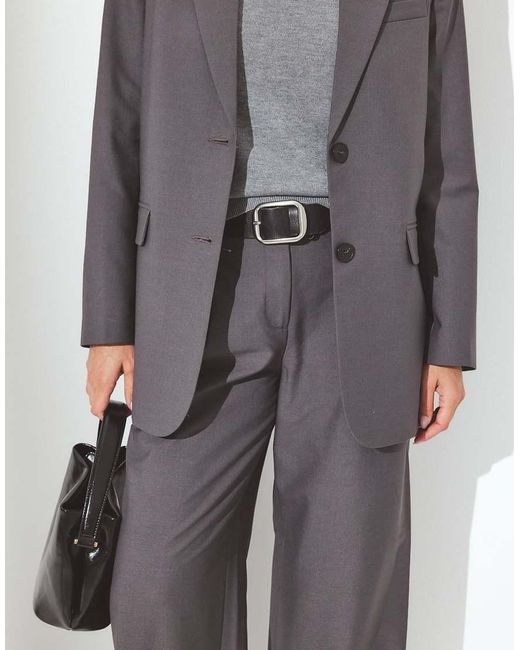 NA-KD Gray Oversized Blazer