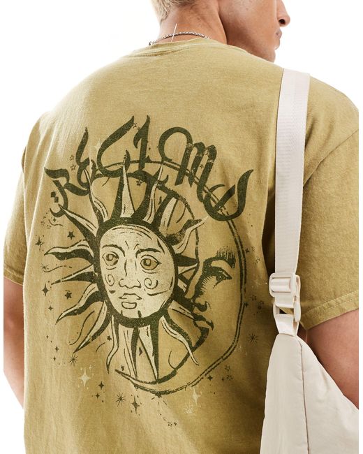 Reclaimed (vintage) Yellow – oversize-t-shirt