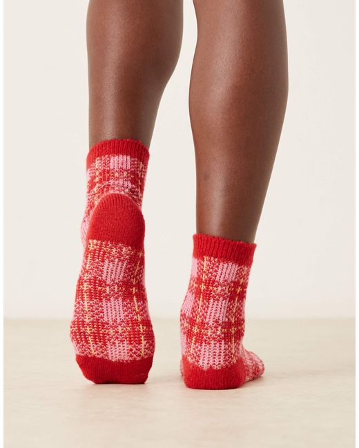 Accessorize Red – kuschelige socken
