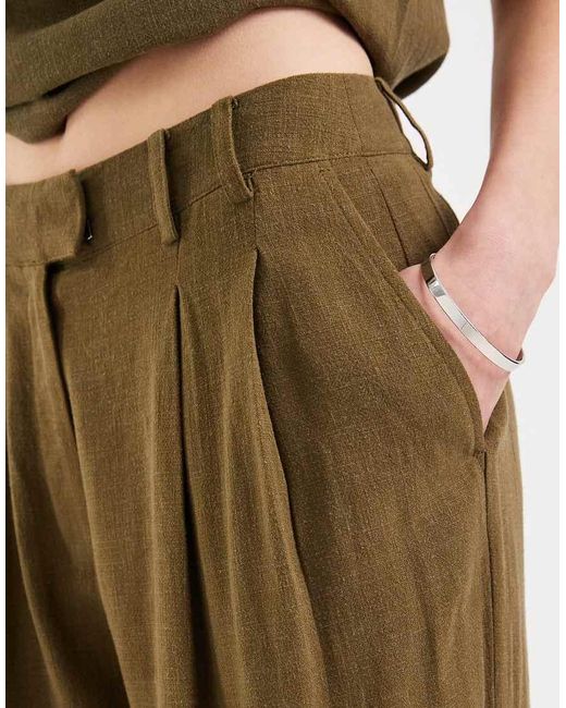 ASOS Green Tailored Slouchy Pants