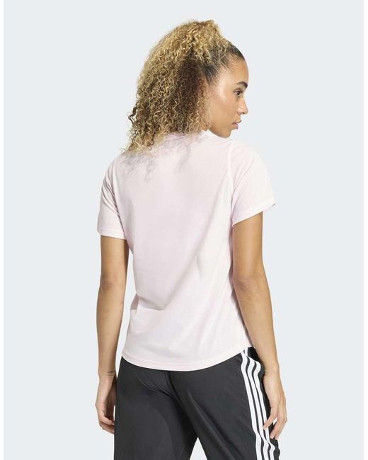Adidas Originals White Workout Essentials Scoop Neck T-Shirt