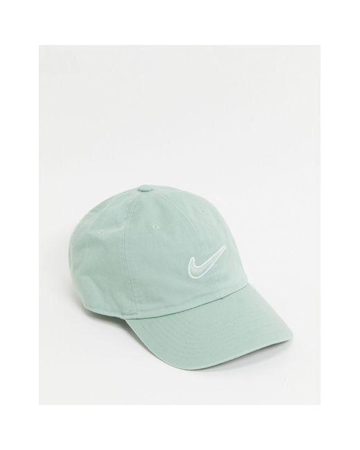 Nike H86 Swoosh Washed Cap in Dusty Green (Green) for Men | Lyst Australia