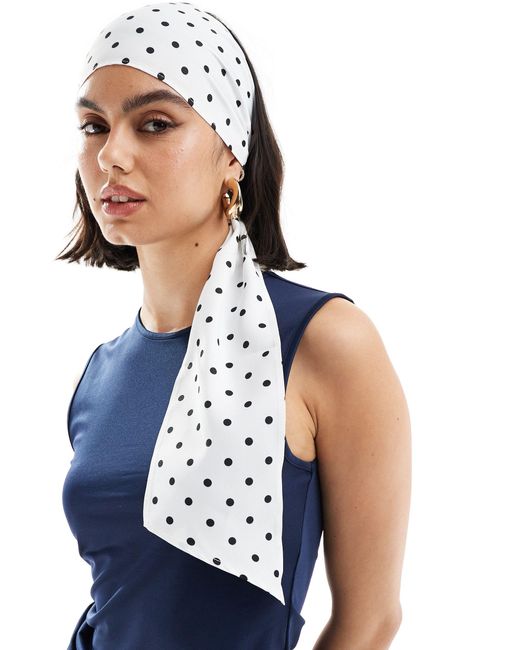ASOS Blue Skinny Headscarf