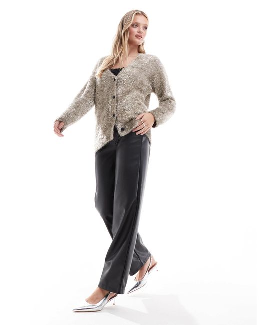 Gilet en maille métallisée Never Fully Dressed en coloris Gray