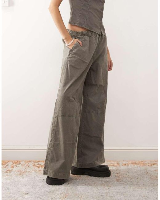 Weekday Natural Co-Ord Super Baggy Balloon Fit Trousers