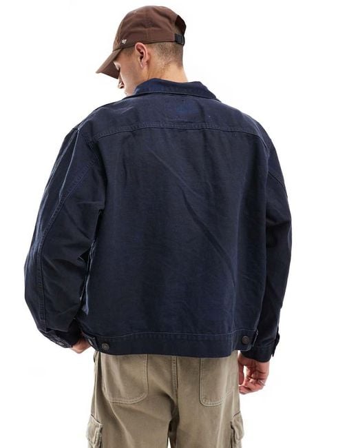 Levis navy jacket discount