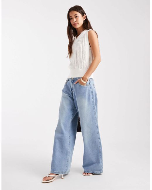 French Connection White – pullunder