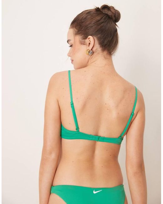 Nike Green Nike Essential Bralet Bikini Top