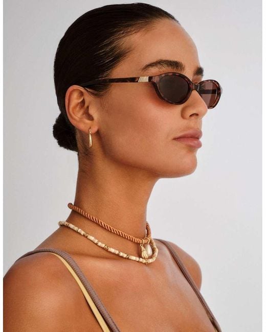 Le Specs Blue Duskfall Slim Sunglasses