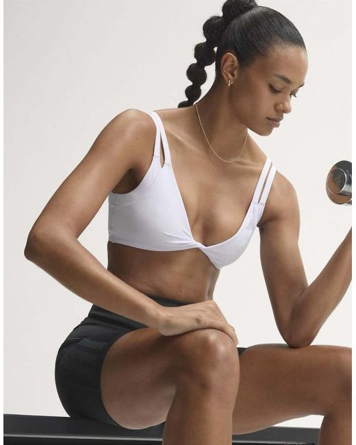 Adidas Originals Multicolor Optime Workout Twist Reversible Light Support Bra