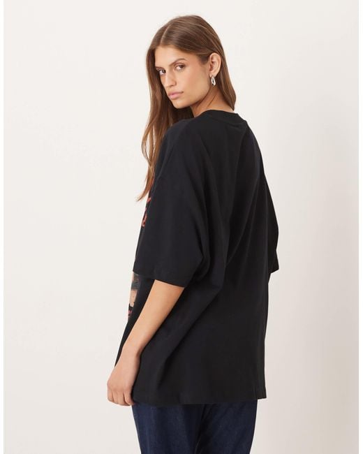 ASOS Black – oversize-t-shirt