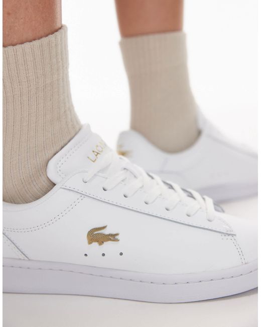 Lacoste White – carnaby set – sneaker aus leder