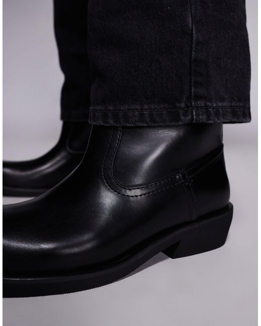 ASOS – schlupfstiefel in Black für Herren