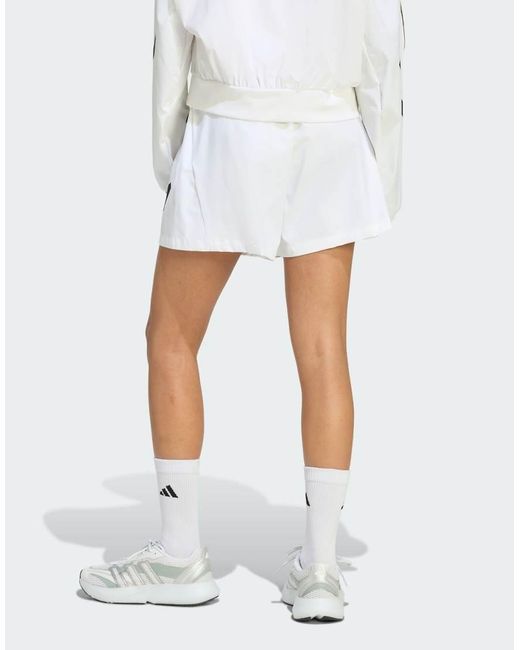 Adidas Originals White Adidas Z.N.E. Woven Short