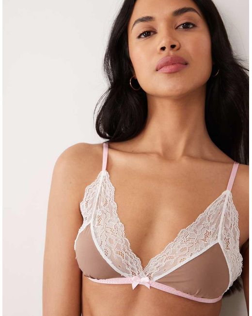 Wild Lovers Brown Solene Lace Soft Bra