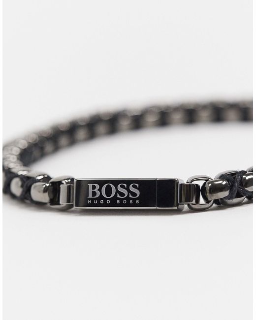 BOSS by HUGO BOSS Boss – ip – beschichtetes kettenarmband in Mettallic für  Herren | Lyst AT