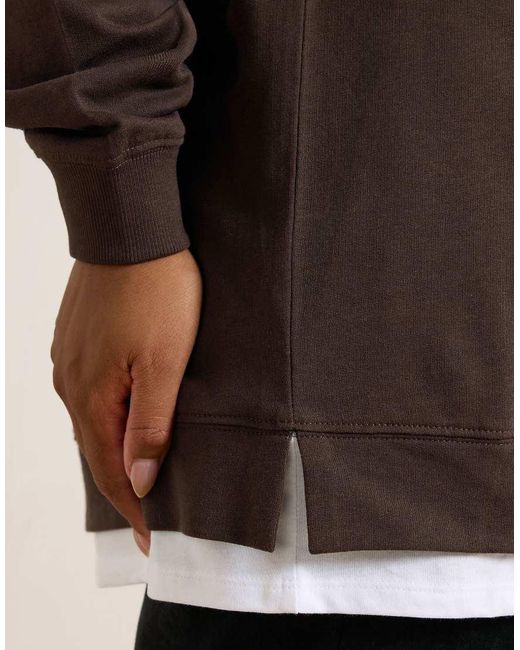 Yours Clothing Brown 2-In-1 Jumper