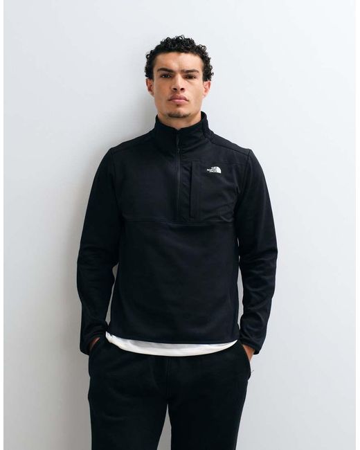 The North Face Blue 1/4 Zip Performance Fleece for men