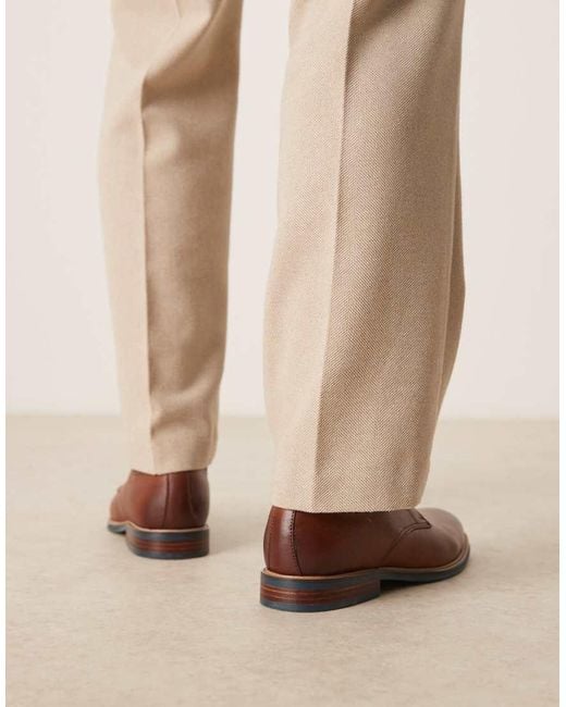 Dune Brown Stanley Brogues for men