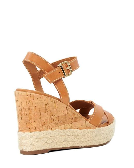 Dune Metallic Kindest Wedged Heels