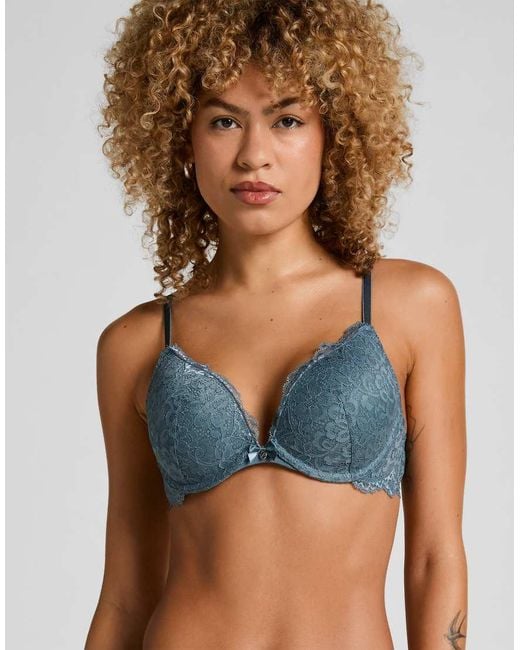 Hunkemöller Blue Marine Padded Push-Up Underwired Bra