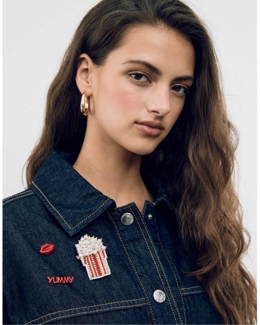 Stradivarius Blue – 3er-set anstecker