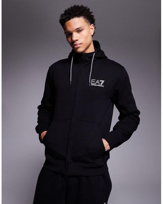 EA7 Blue Armani Train Visability Tracksuit Set for men