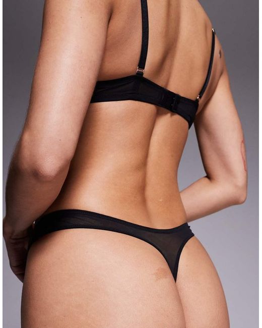Ann Summers Kanten String in het Black