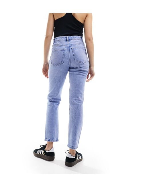 ASOS Blue Slim Mom Jeans