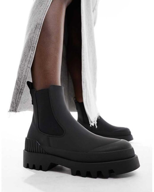 ONLY Black Water Resistant Chunky Platform Boot